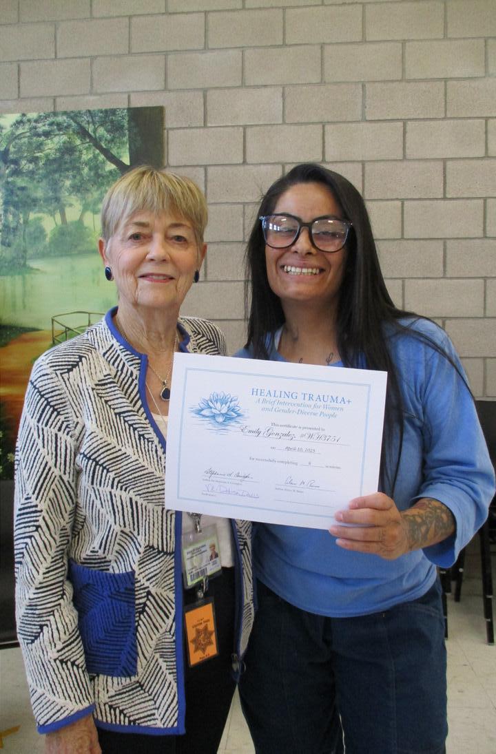 First Healing Trauma graduation at CCWF